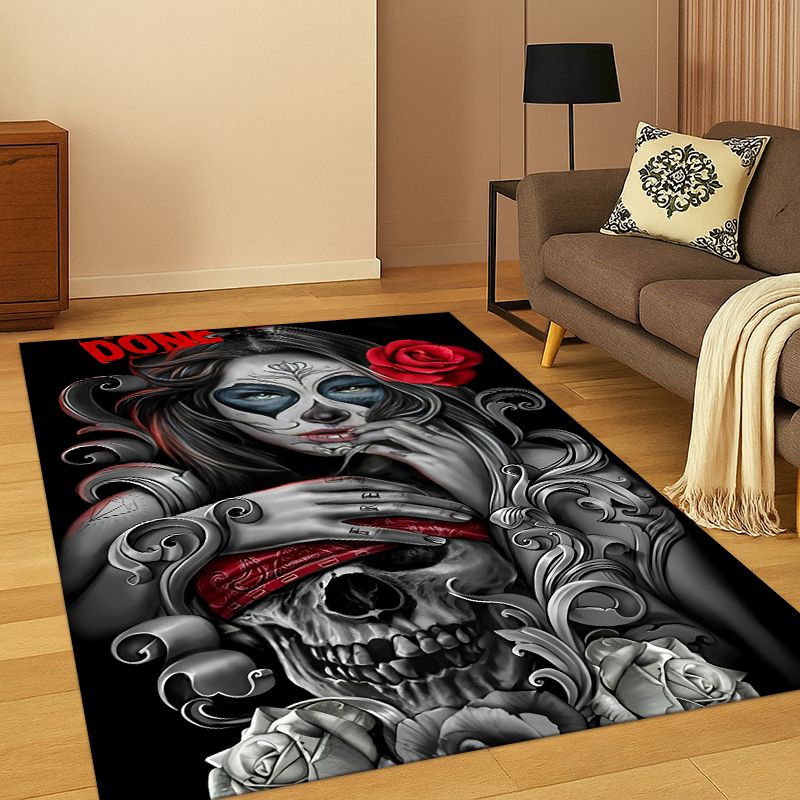 Gothic Skull Dead Girl Cartoon - Kids Outdoor Area recension och pris