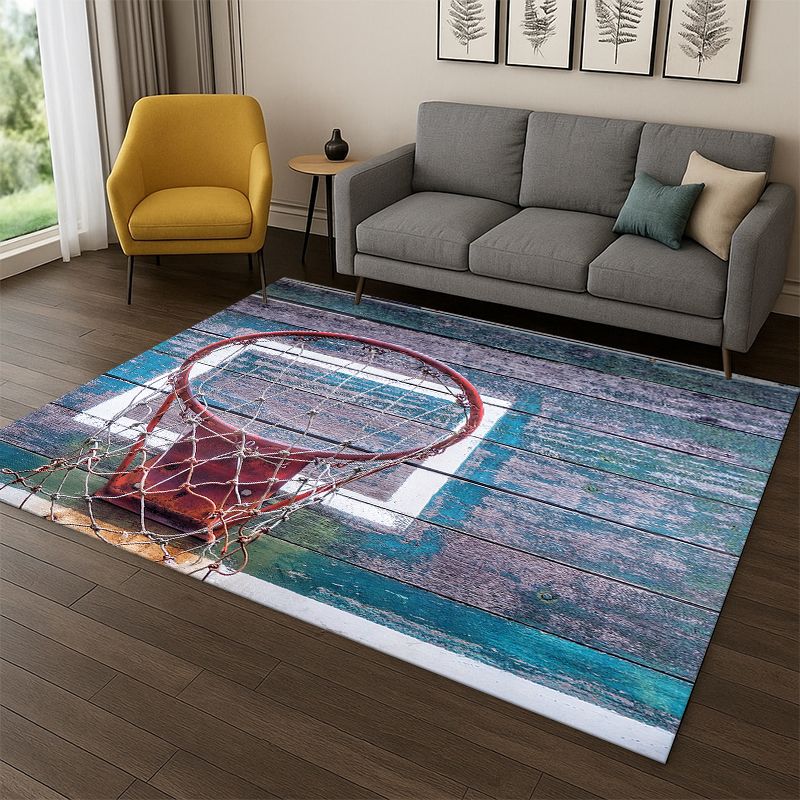Retro Basketball Court Cartoon - Kids Outdoor Area recension och pris