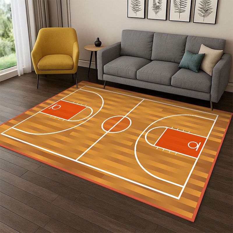 Retro Basketball Court Cartoon - Kids Outdoor Area recension och pris