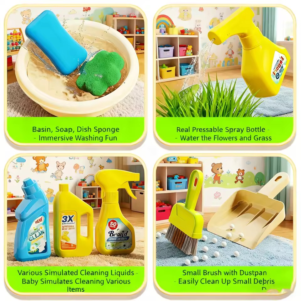 Pretend Play Toys Children Sim - Kids Outdoor Broom recension och pris