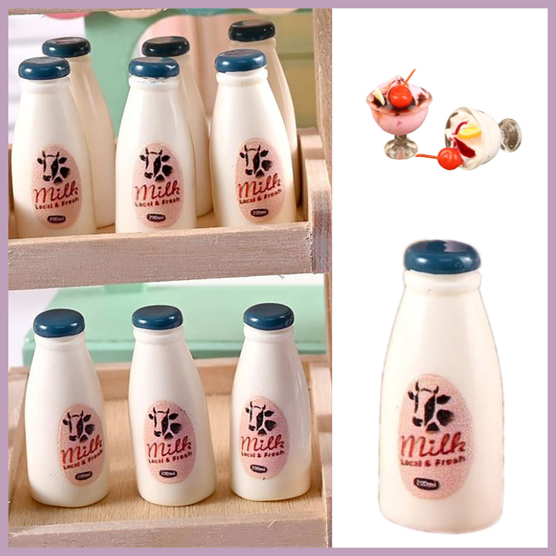 Miniature Food Model Toy Milk  - Kids Outdoor Kitchen Accessories recension och pris