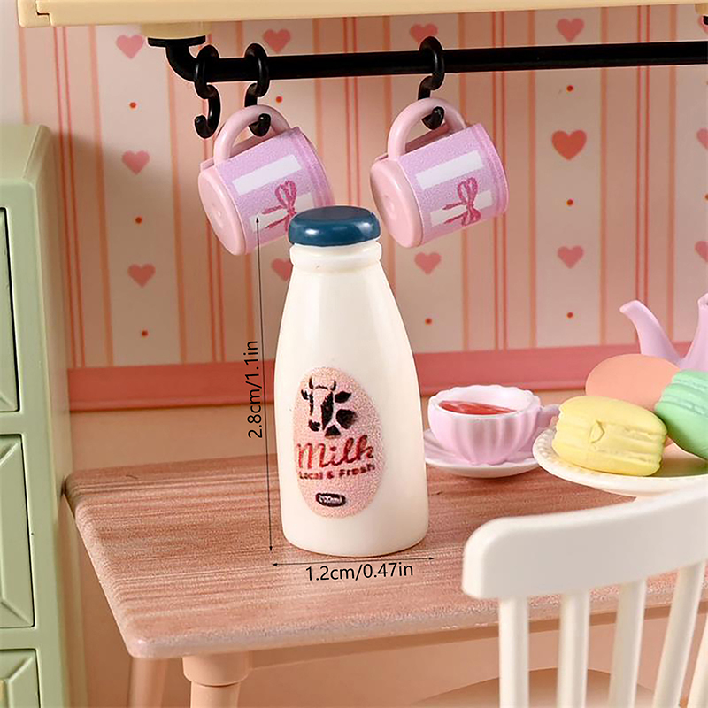 Miniature Food Model Toy Milk  - Kids Outdoor Kitchen Accessories recension och pris